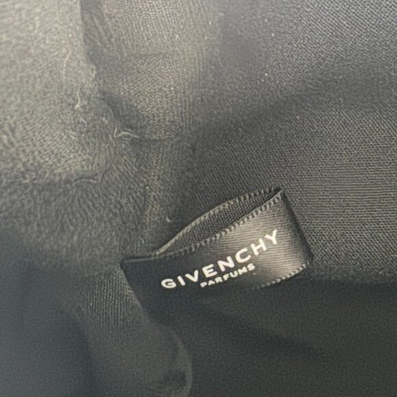 NEW GIVENCHY Parfums Black Makeup Bag Beauty Pouch - Picture 11 of 15